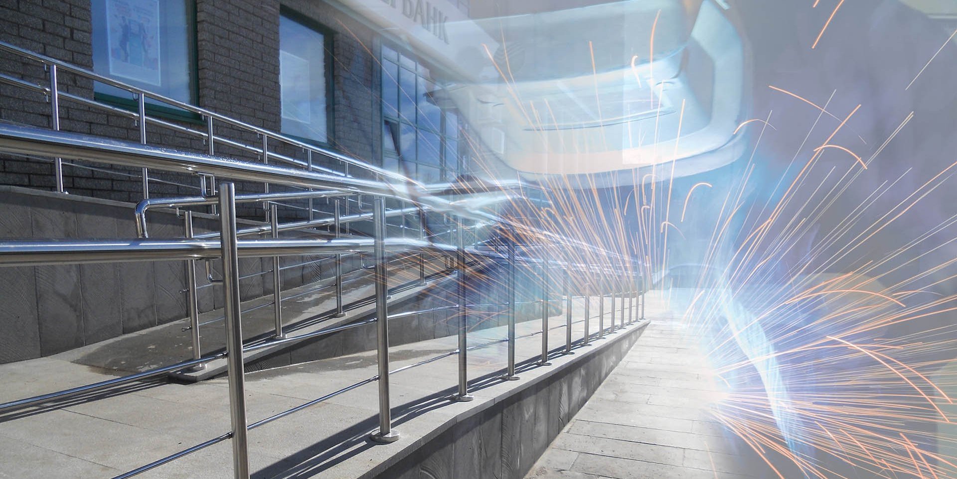 Монтаж перил из нержавейки в Московской и Владимирской области